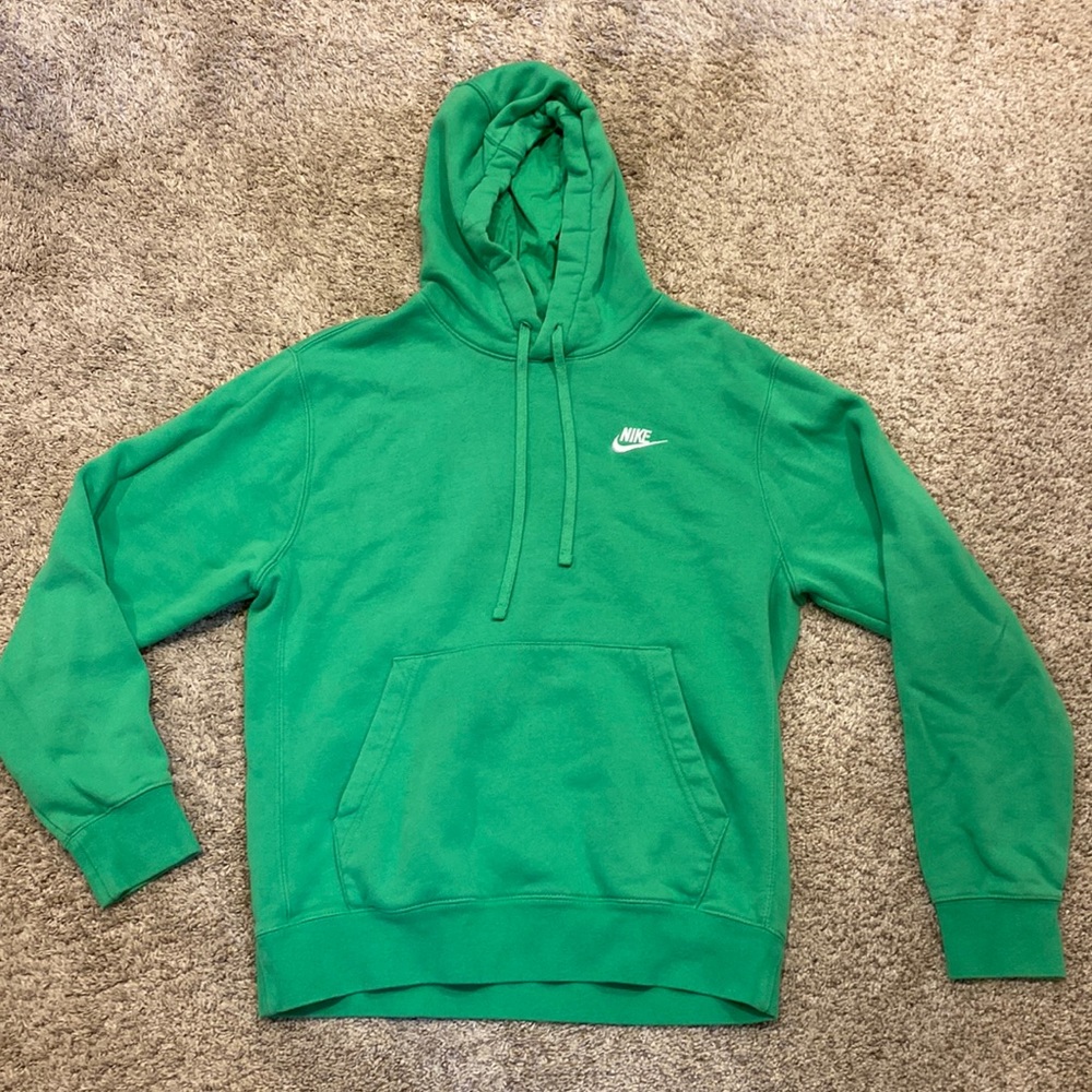 Green Nike hoodie